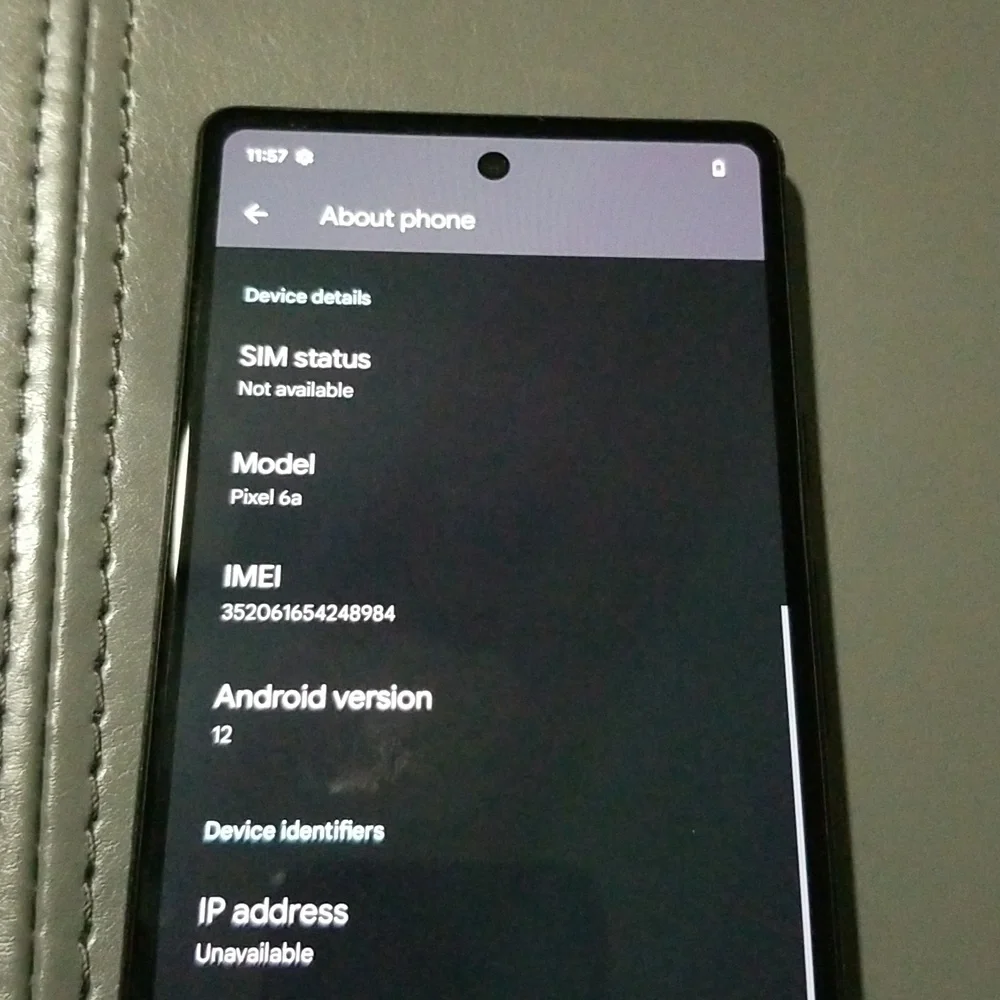 Google Pixel 6a